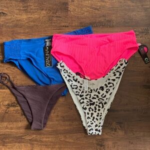 🔥10 for $100🔥 Bundle of 4 bikini bottoms size XL New